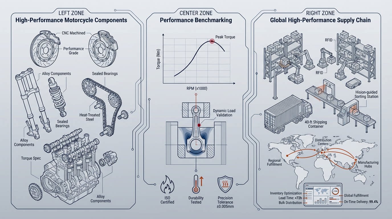 wholesale-motorcycle-parts-high-performance-supply-chain-technical-benchmark-vector