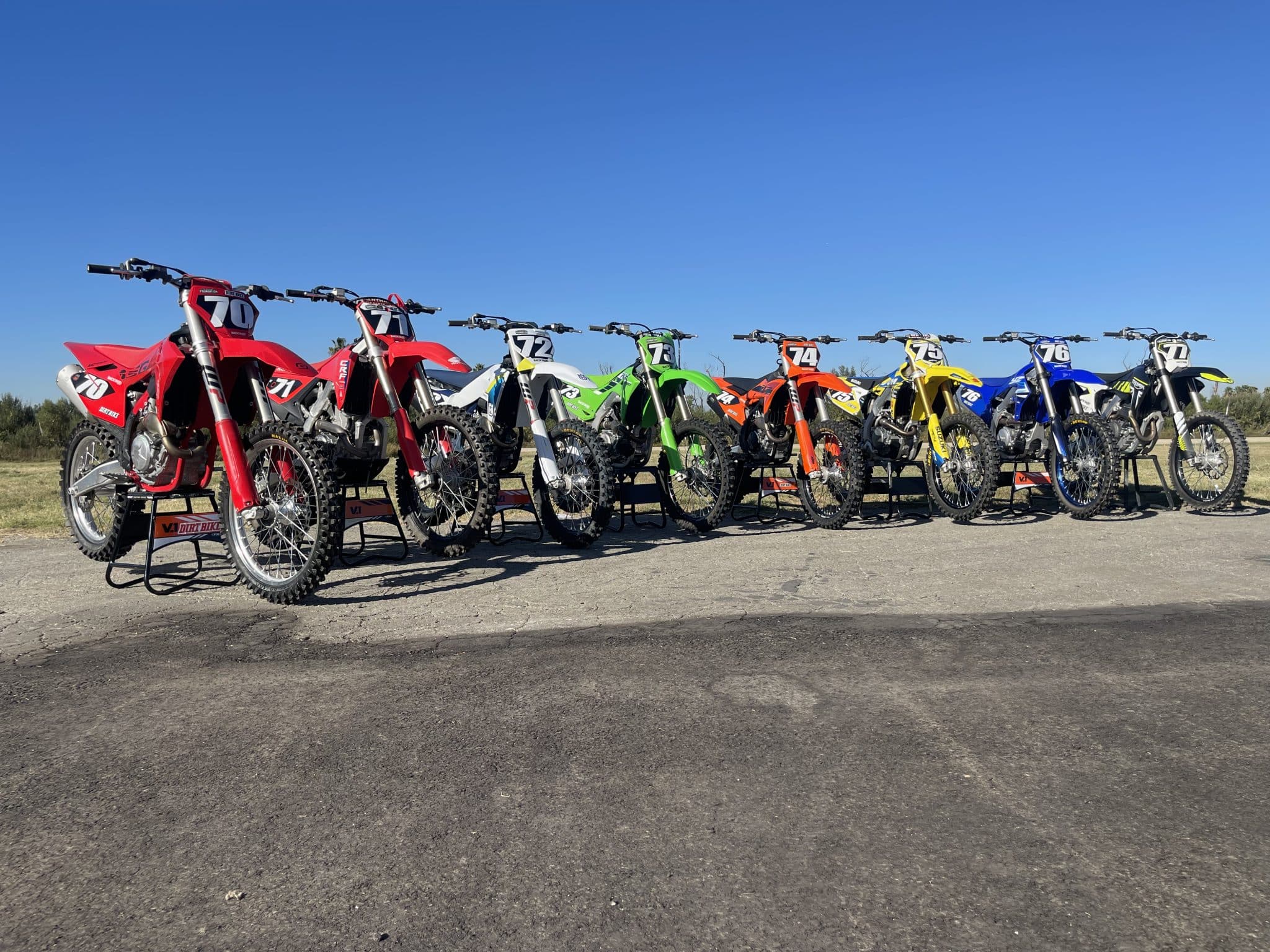 250cc dirtbikes specification and build