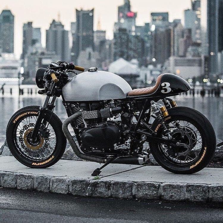 cafe motorcycle model showcase