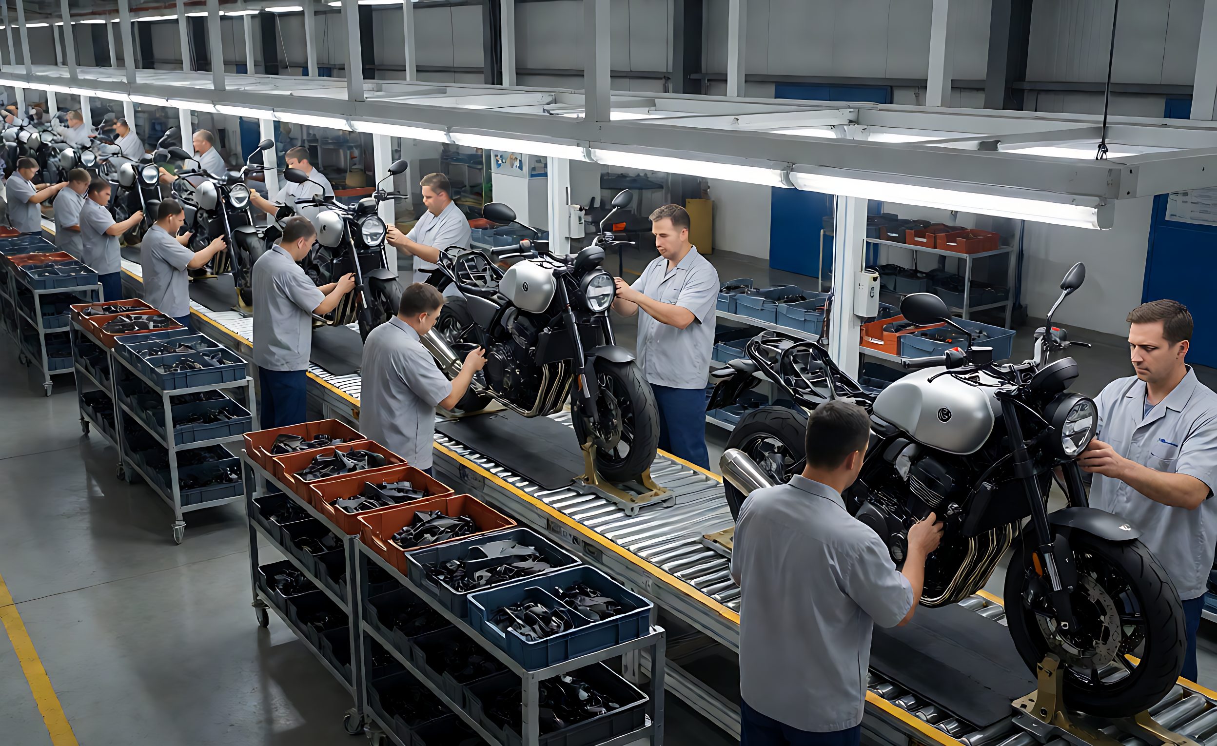 CKD Motorcycle Assembly Line Setup: Tools, Jigs and Operator Training